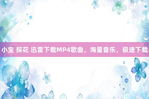 小宝 探花 迅雷下载MP4歌曲，海量音乐，极速下载