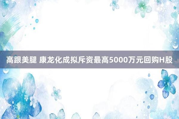 高跟美腿 康龙化成拟斥资最高5000万元回购H股