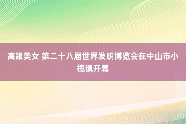 高跟美女 第二十八届世界发明博览会在中山市小榄镇开幕