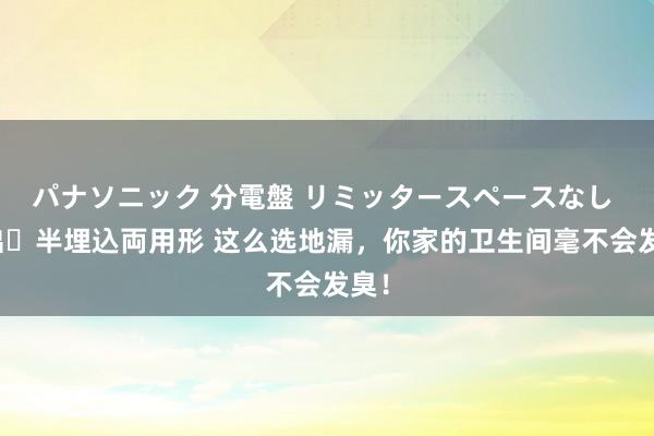 パナソニック 分電盤 リミッタースペースなし 露出・半埋込両用形 这么选地漏，你家的卫生间毫不会发臭！