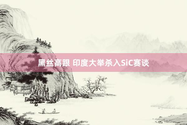 黑丝高跟 印度大举杀入SiC赛谈